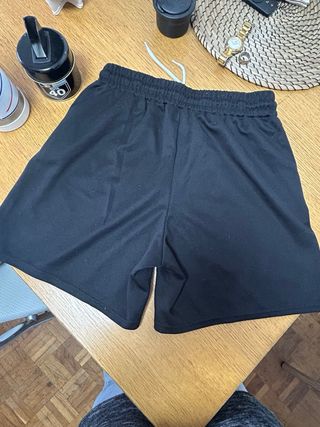Pantalón corto chándal negro Los Angeles