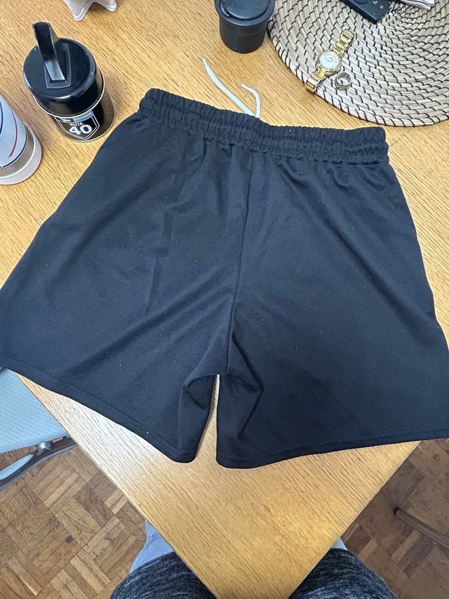 Pantalón corto chándal negro Los Angeles