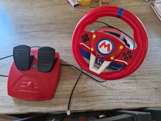 Volante Mario Kart Nintendo con Pedales