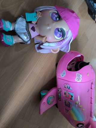 Muñeca TOTTIES + Avión TOTTIES con muñeca