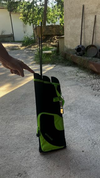 Funda y 3 flechas para tiro con arco