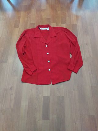 Blusa roja Claudie Pierlot tñ