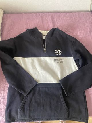 Sudadera Hombre Primark Negra y Blanca