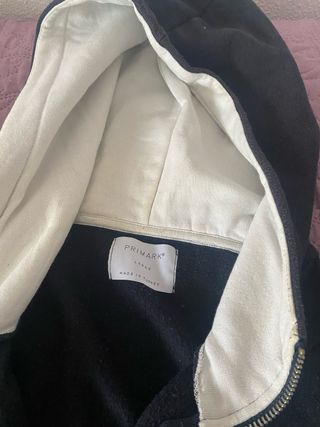Sudadera Hombre Primark Negra y Blanca