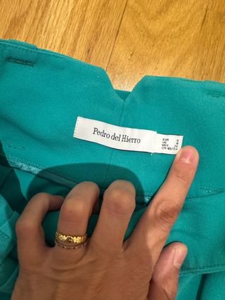 Pantalones Pedro del Hierro verdes