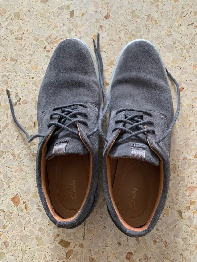 Scarpe Clarks in pelle scamosciata nere T 40