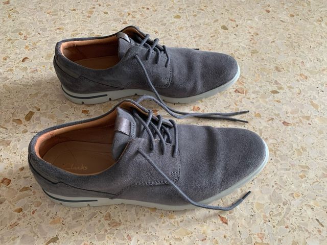 Scarpe Clarks in pelle scamosciata nere T 40