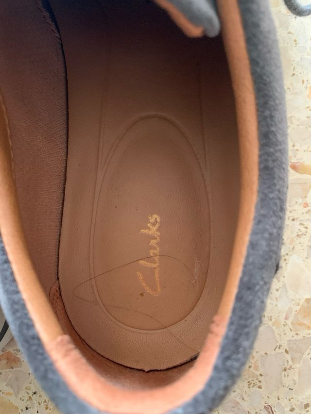 Scarpe Clarks in pelle scamosciata nere T 40
