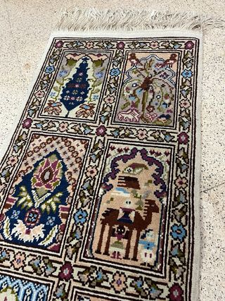 Alfombra de lana original de Túnez