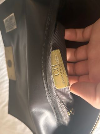Bolso Carolina Herrera CH Beige Marrón