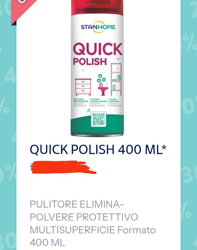 Spray pulitore Stanhome Quick Polish 400ml