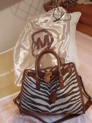 Bolso Michael Kors estampado cebra