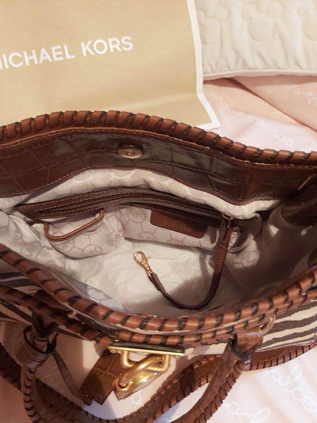 Bolso Michael Kors estampado cebra