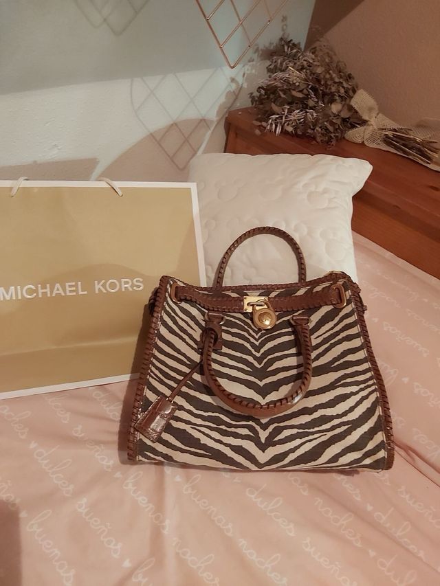 Bolso Michael Kors estampado cebra
