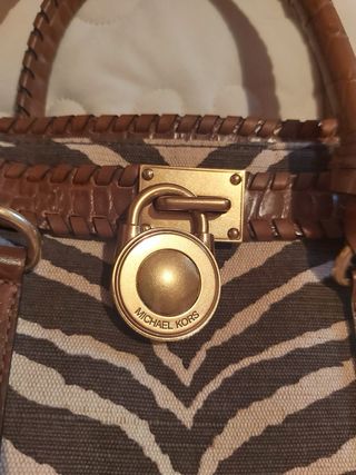 Bolso Michael Kors estampado cebra