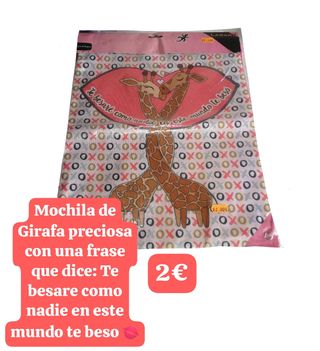 Mochila escolar LAGAR con diseño de planeta y barc