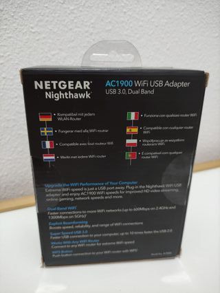 Adaptador WiFi USB NETGEAR Nighthawk AC1900