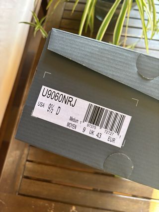 New Balance 9060 Triple White Talla 43