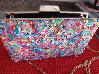 Bolso Joya Multicolor sin estrenar cómodo precioso