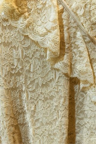 Nuevo + etiqueta . Vestido encaje blanco marfil 