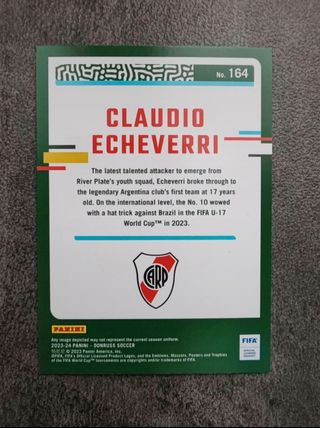 Claudio Echeverri Panini Donruss RC