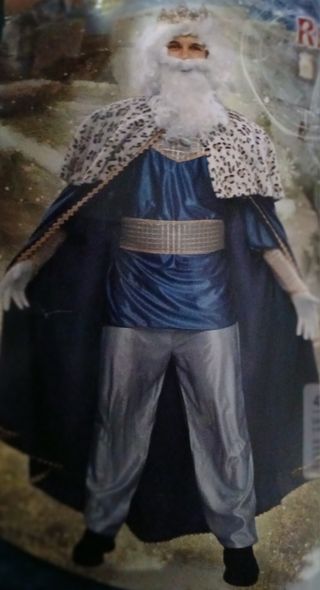 Disfraz 3 Reyes Magos Talla Única, Incluye coronas