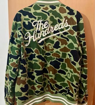Chaqueta the hundreds vintage militar L verde 
