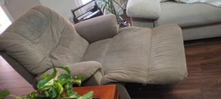 Sofá 3 plazas + 2 sillones relax beige