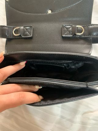 Bolso Diesel Negro Logo Ovalado