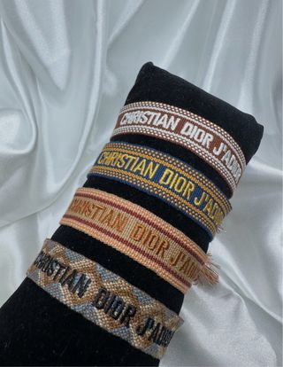 Bracciale ICONIC in tessuto - colori terra