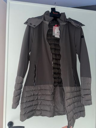 Piumino Wind Break grigio taglia S