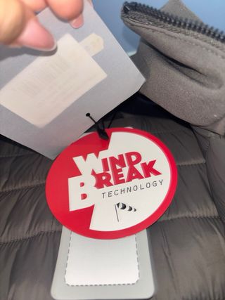 Piumino Wind Break grigio taglia S