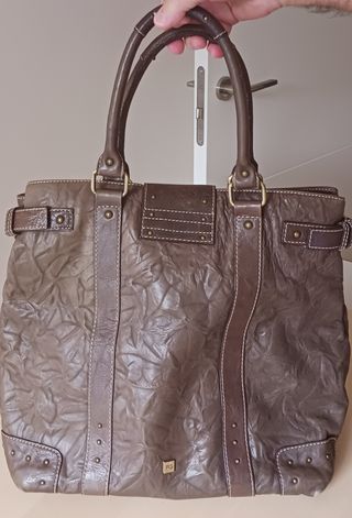Bolso Purificación García Marrón Auténtico