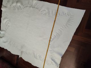 Scampolo stoffa spessa bianco arredamento