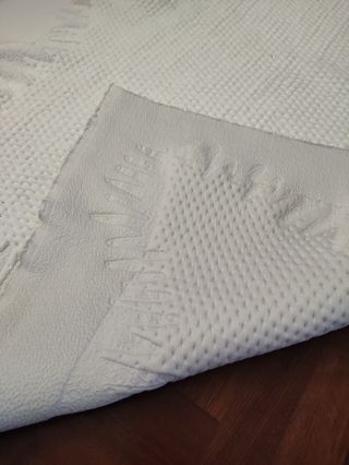 Scampolo stoffa spessa bianco arredamento