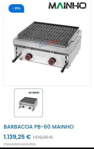 Parrilla-barbacoa de piedras volcanicas