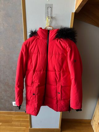 Abrigo Michael Kors Rojo impermeable