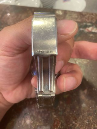 Orologio Seiko Automatico Argento Bianco