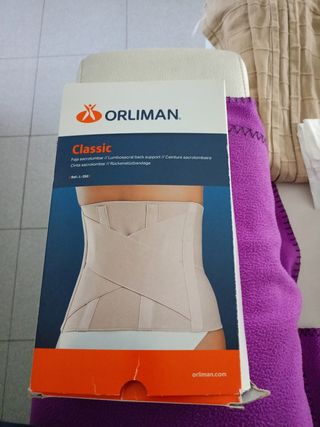 Faja Lumbar Orliman Classic Beige Sin Estrenar
