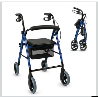 Andador Mobiclinic con asiento y cesta