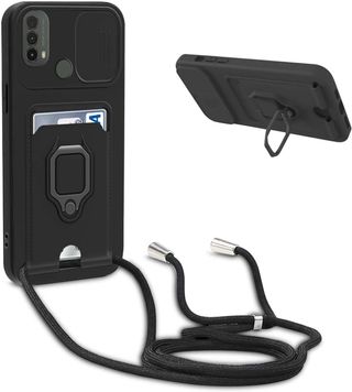 ✨ - BGHHEU Funda Silicona con Cuerda para Samsung