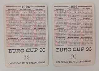 Figuras Euro 96 Portugal Luís Figo e Rui Costa