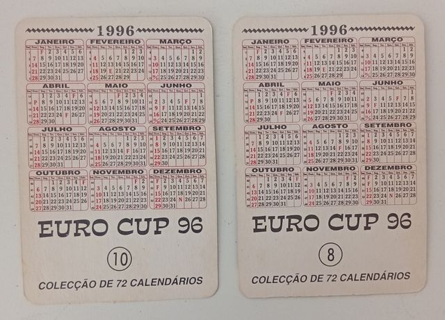 Figuras Euro 96 Portugal Luís Figo e Rui Costa