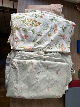 Confezione da 2 set di lenzuola da 105 cm