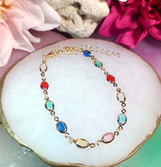 Pulsera chapada en oro 