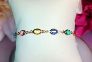 Pulsera chapada en oro 