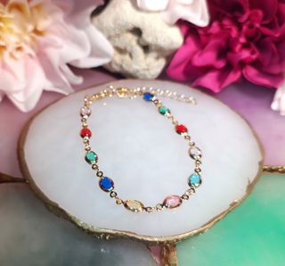 Pulsera chapada en oro 