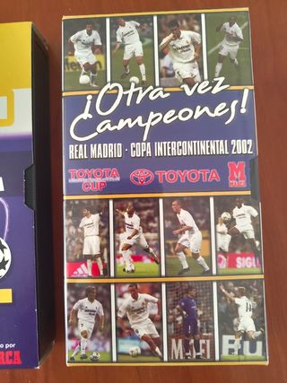 3 VHS de Fútbol 1 nuevo y 2 usados