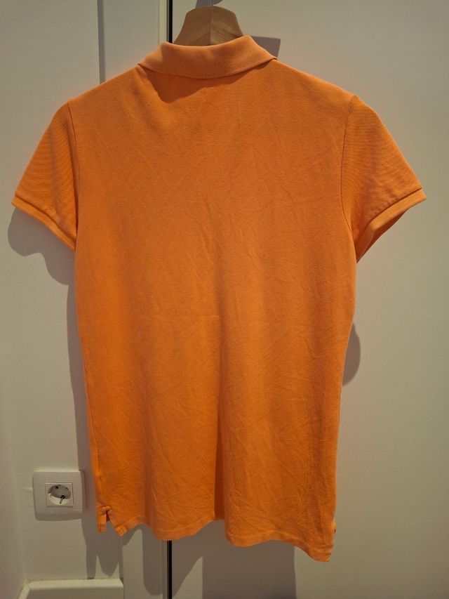 Polo Ralph Lauren Naranja con Logo Verde