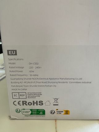 Deshumidificador DH-CS02